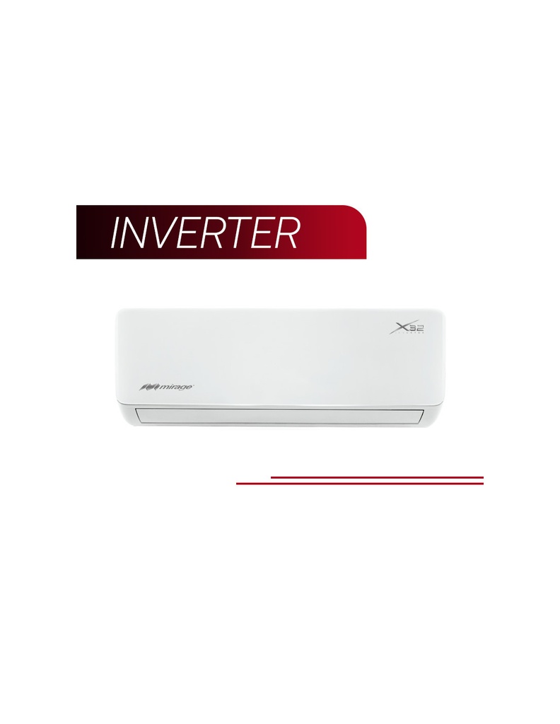 SETCWC181E MIRAGE INVERTER X32 1.5 TON F/C 220V